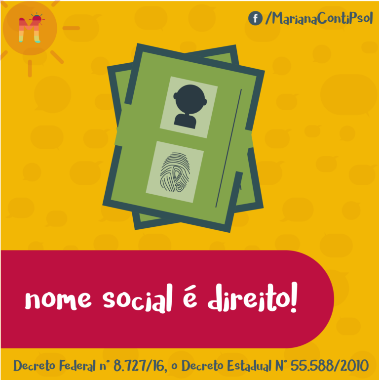 Nome Social é Direito!