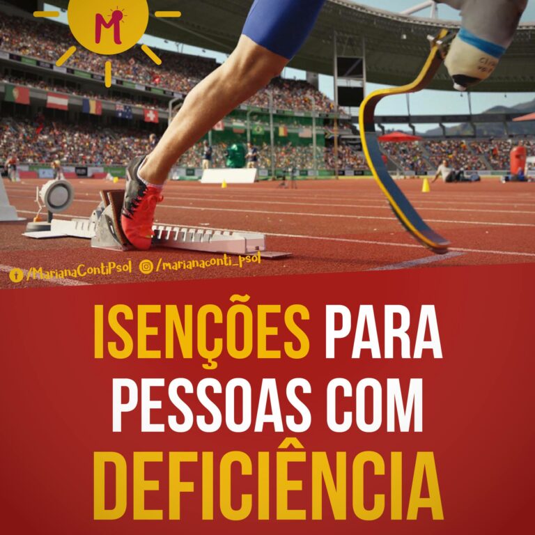 Isenção para pessoas com deficiência