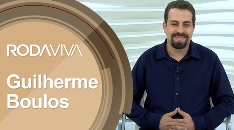 Guilherme Boulos, pré-candidato a presidente pelo PSOL no Roda Viva.