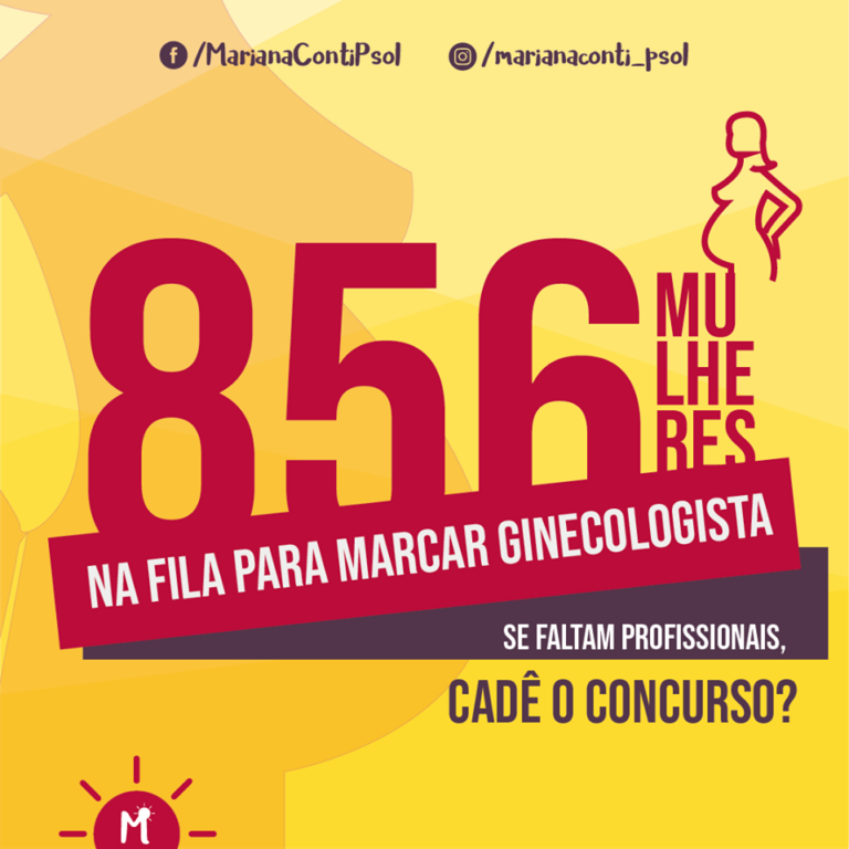 A saúde da mulher não encontra espaço no desgoverno Jonas.