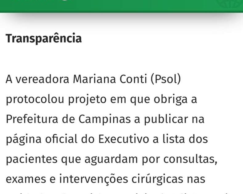 Jornal Metro destaca projeto de lei contra o fura fila apresentado por Mariana Conti