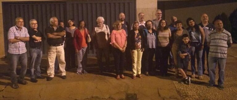 Estive nesta noite em Barretos reunida com lideranças sindicais e culturais.