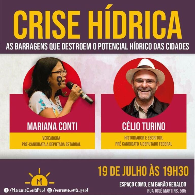 Debate sobre a crise hídrica