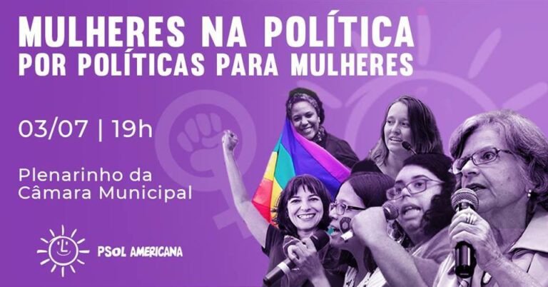 Mulheres na Política por Políticas para mulheres! Amanhã!