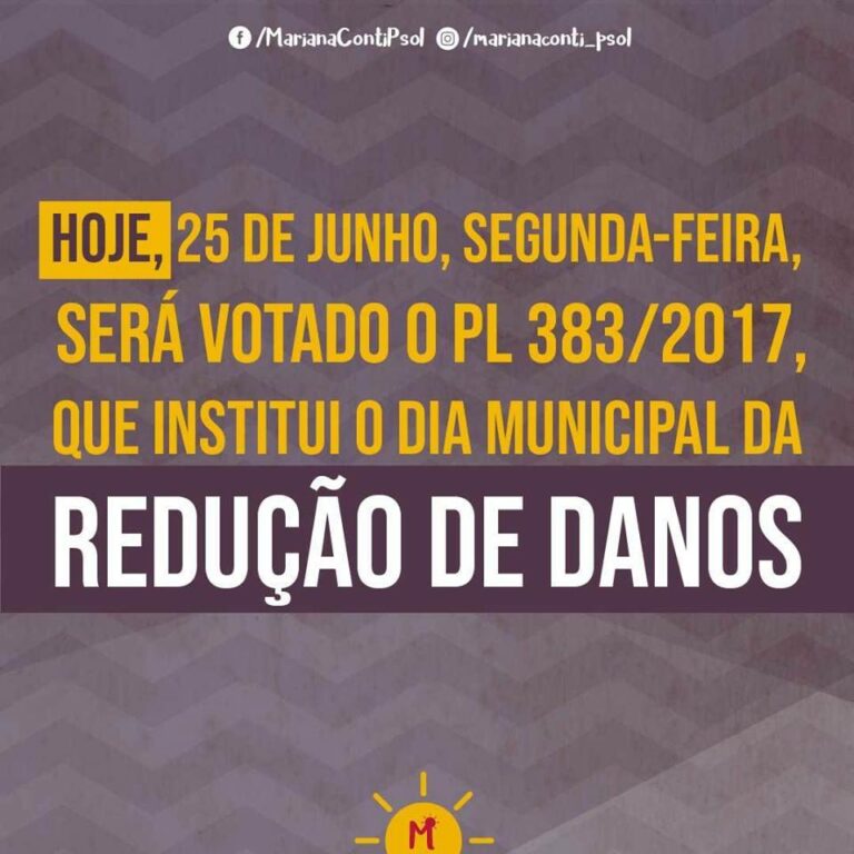 Votação do Projeto de Lei 383/17