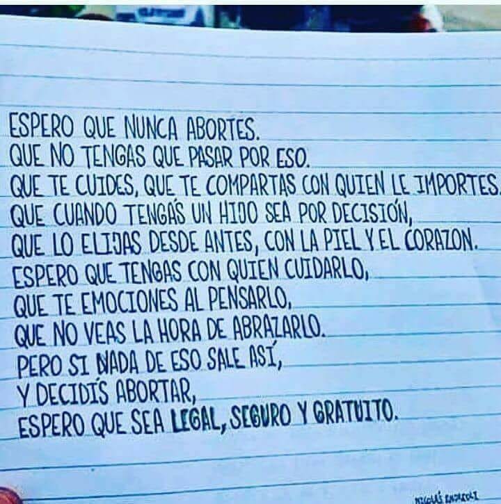 “Reconhecer que o aborto é um fato da vida reprodutiva das mulheres não significa ser contra ou a favor do aborto, ou contra ou a favor das religiões.”