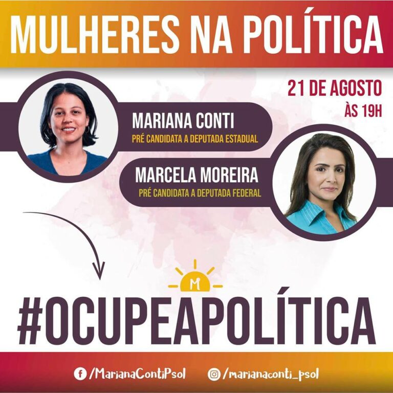 É preciso avançar com coragem. Vamos ocupar a Política, pelos direitos das mulheres, pela resistência e nenhuma a menos.
