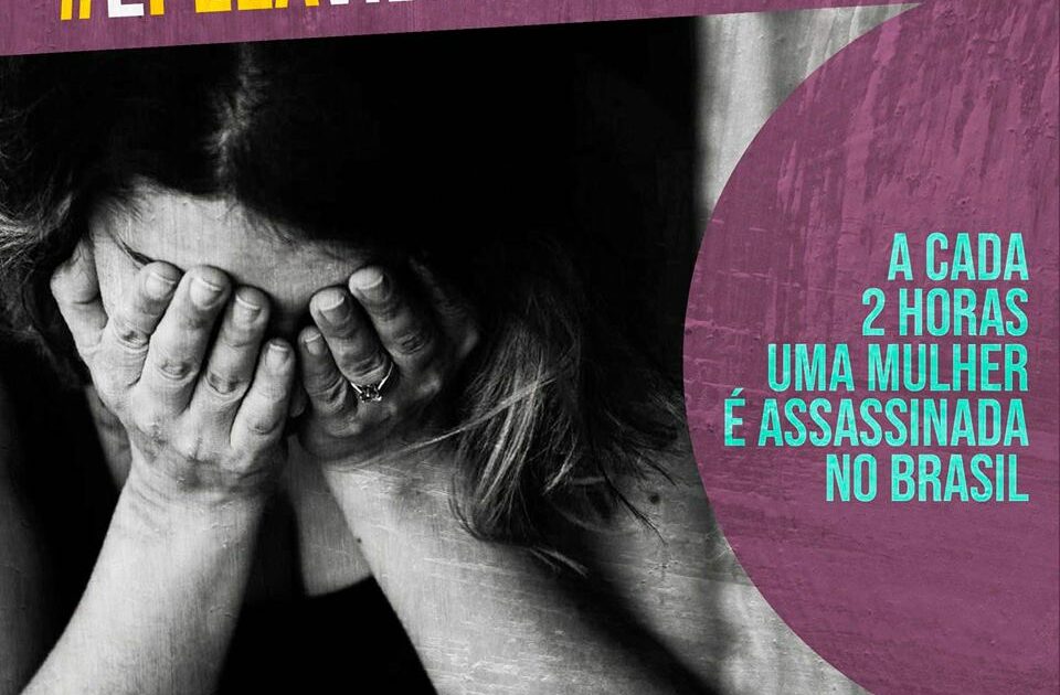 Doze(12) mulheres são assassinadas por dia no Brasil.