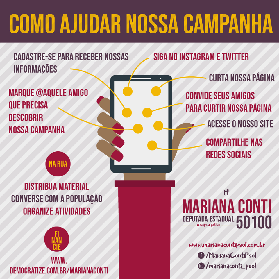 Contribua com a nossa campanha!