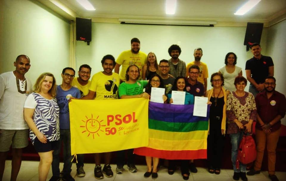 Muito feliz de participar do lançamento do Setorial LGBTQI do PSOL Campinas.