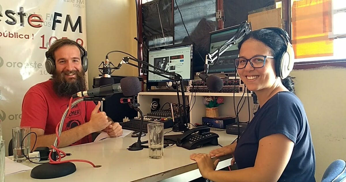 Entrevista na rádio comunitária Rádio Noroeste Fm.