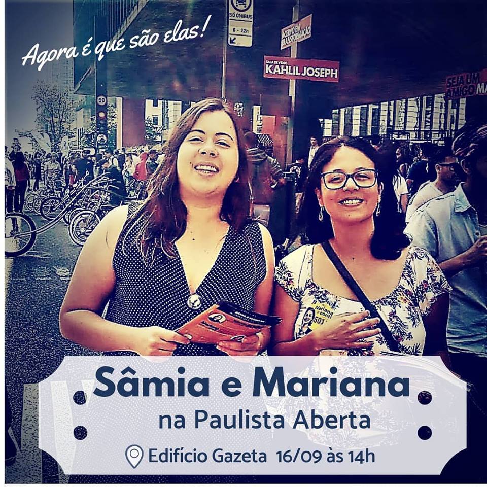 Sâmia e Mariana na Paulista!
