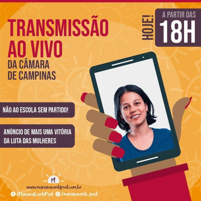 Transmissão ao vivo da Câmara!