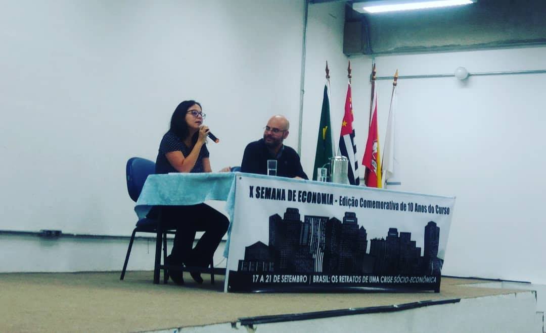 Debate sobre a participação política das mulheres na semana de Economia da UFSCAR – Sorocaba