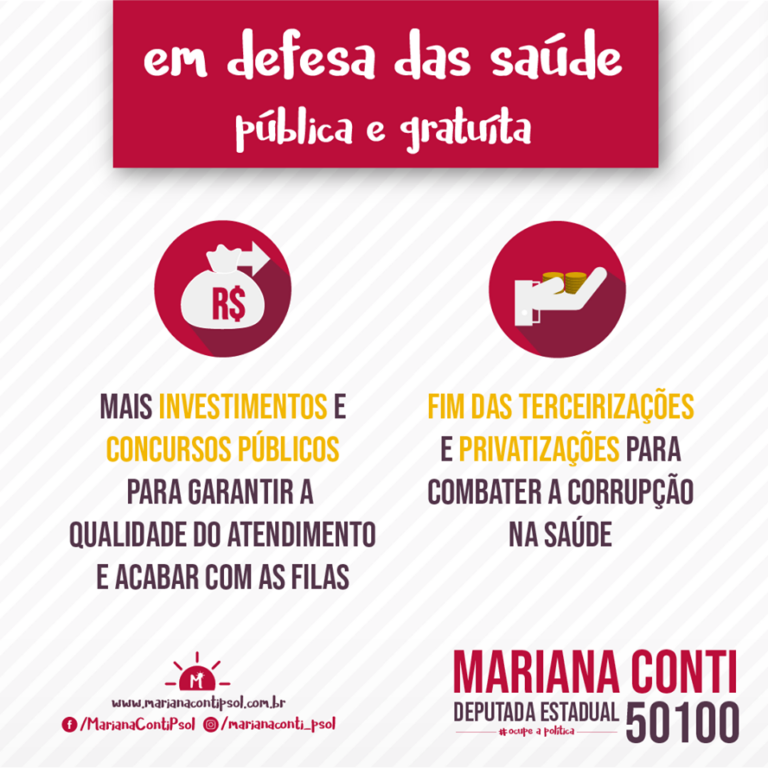 Em defesa da saúde!