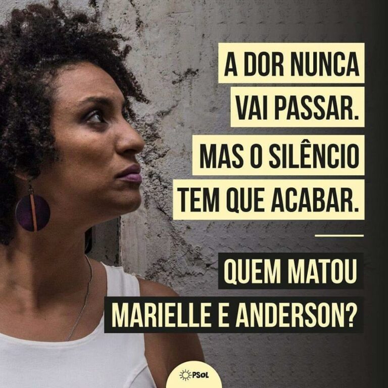 8 meses sem Marielle e Anderson e sem respostas sobre esse crime político.