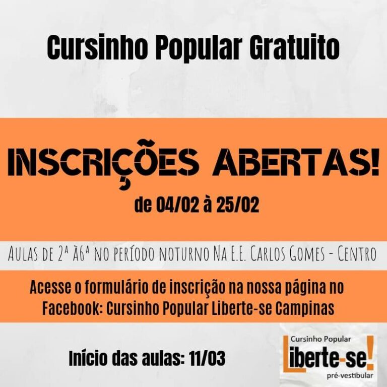 Cursinho Popular em Campinas