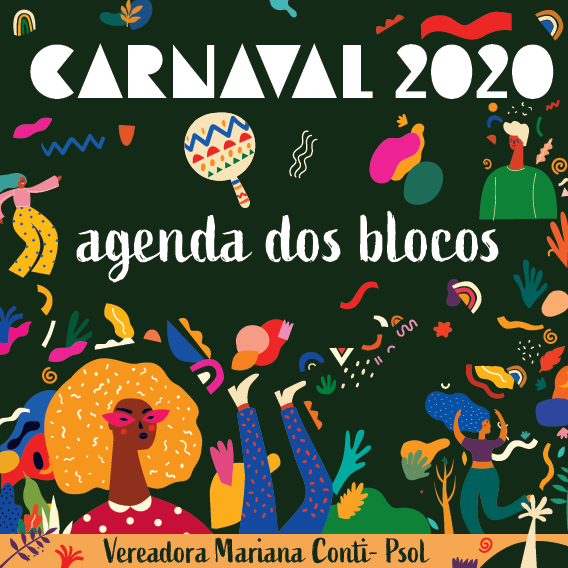 Carnaval 2020- Agenda dos blocos!
