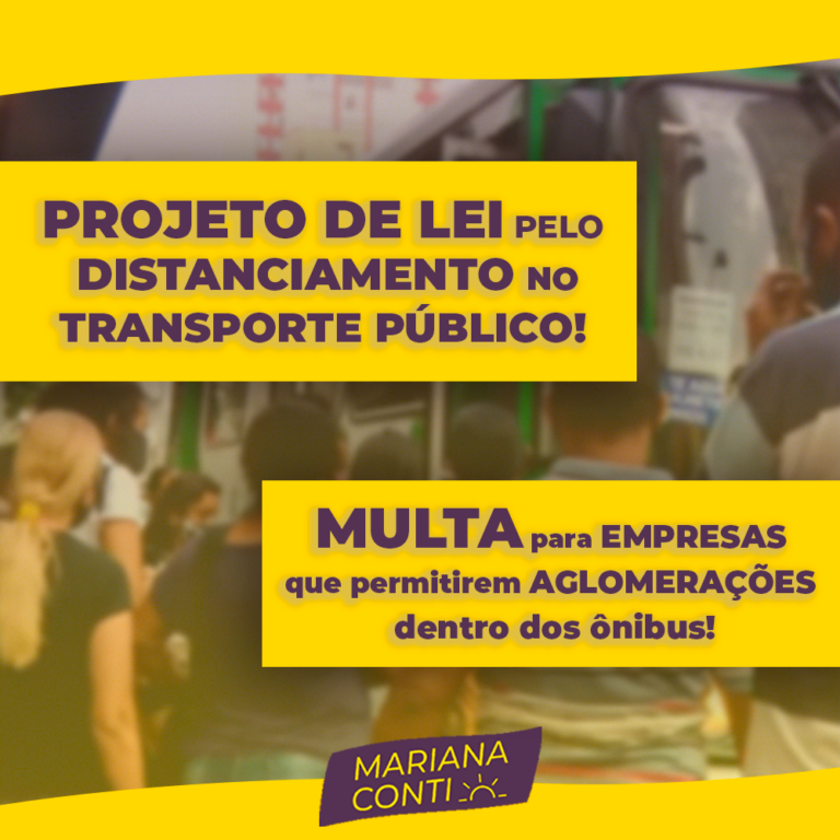 Mariana Conti propõe lei para acabar com a aglomeração nos ônibus de Campinas