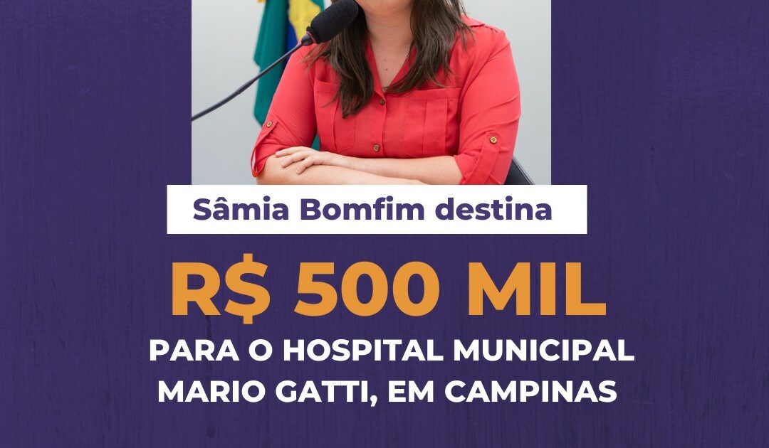 Mariana Conti e Sâmia Bomfim conquistam R$ 500 mil para o Mário Gatti