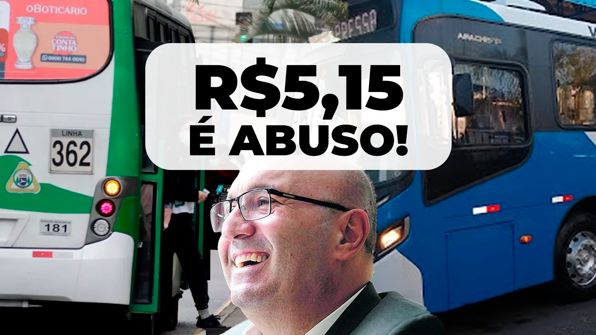Passagem de ônibus em Campinas passa a custar R$5,15. Assine contra esse absurdo!