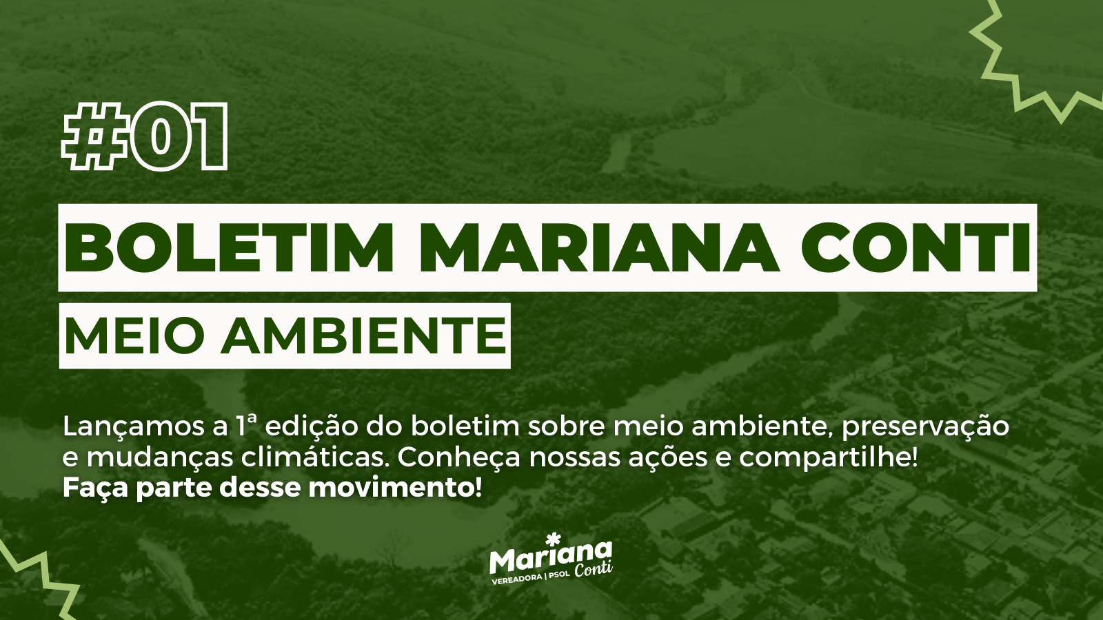 #01 Boletim Mariana Conti – Meio Ambiente