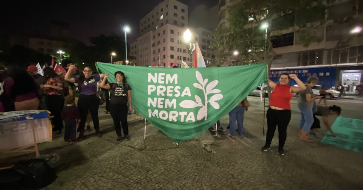 CRIANÇA NÃO É MÃE | ATO CONTRA O PL DOS ESTUPRADORES EM CAMPINAS 14/06