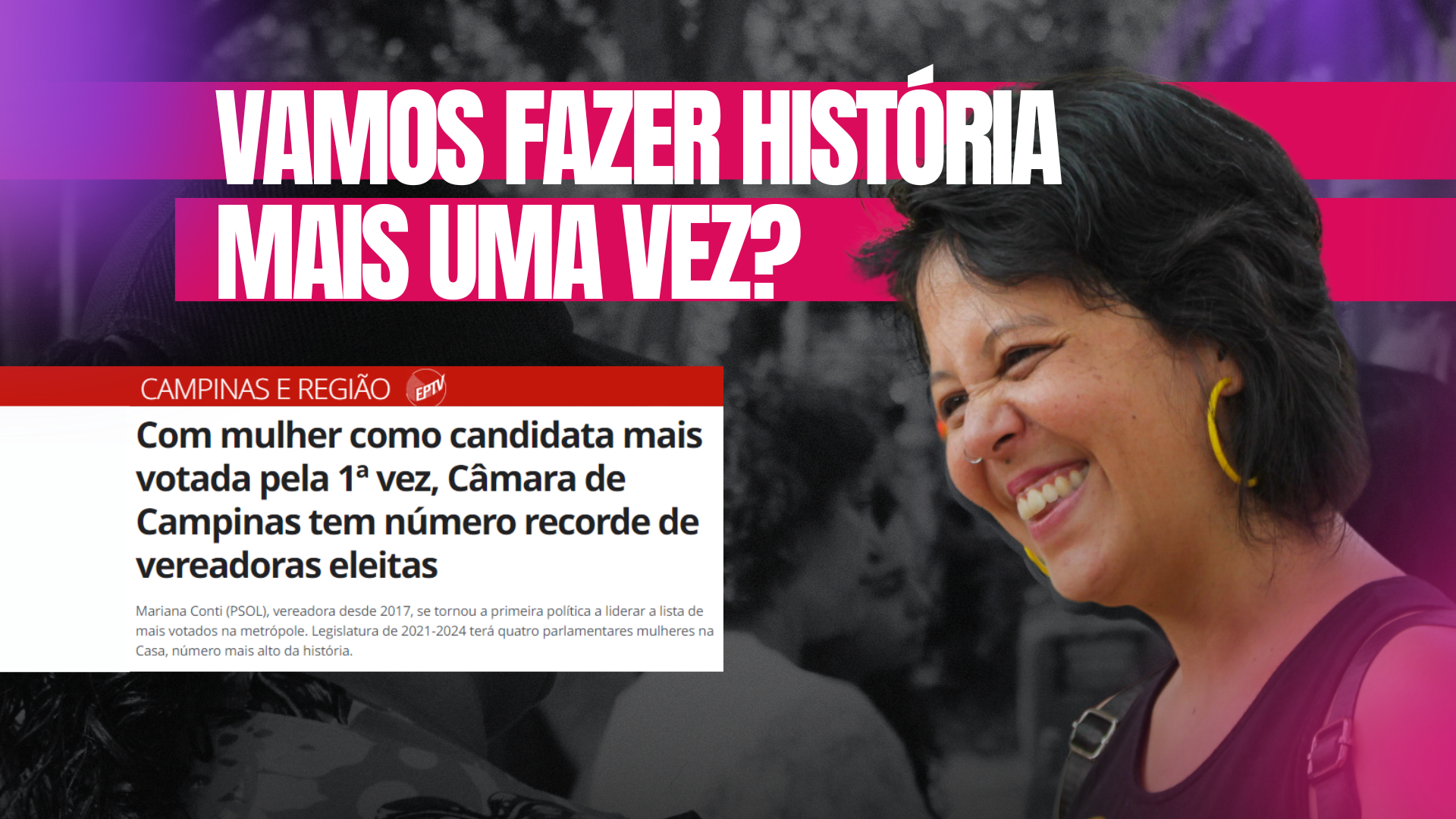 Vamos fazer história?