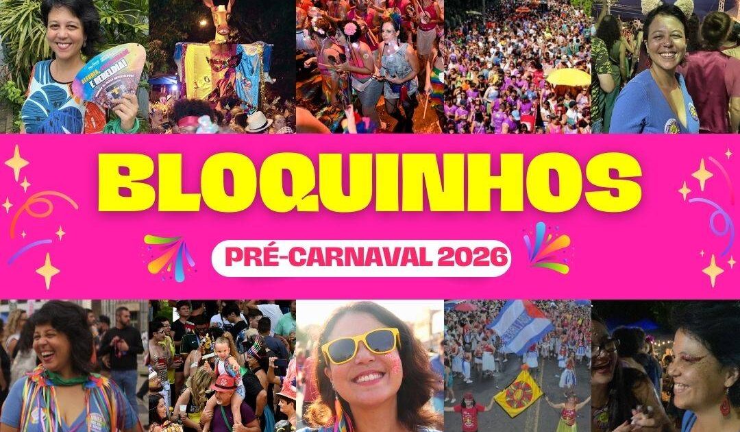 Agenda de bloquinhos do pré-carnaval 2026!