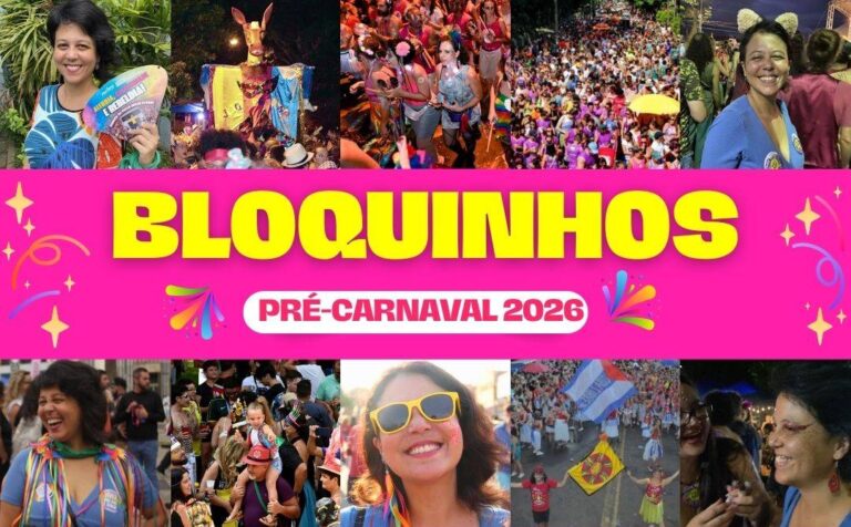 Agenda de bloquinhos do pré-carnaval 2026!